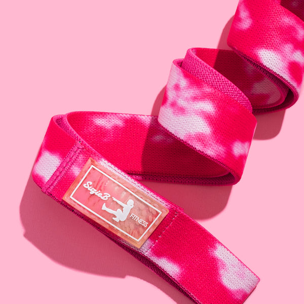 DARK PINK TIE DYE LONG BAND