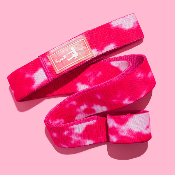 DARK PINK TIE DYE LONG BAND